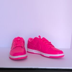 Hot Pink Nike Dunk Low 12W
